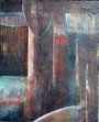 Untitled, acrylic on wood, 26x32