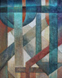 Geometry of an Encounter I, acrylic on canvas, 60x48