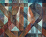 Geometry of an Encounter II, acrylic on canvas, 48x60
