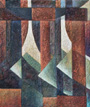 Geometry of an Encounter IV, acrylic on canvas, 48x60