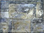 Untitled, mixed media on wood (Portland cement), 26x32